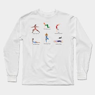 Yoga Cats Long Sleeve T-Shirt